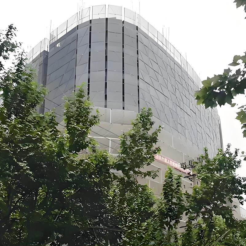 中國中業(yè)集團在上海吊裝上海衛視大廈群